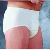 HealthDri Men's Reusable Heavy Briefs - XLarge : 42-44' Waist