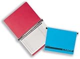 Twinlock Laser Printout Binder for Sheets 297x210mm Filing Capacity 102mm Red Ref 75571 [Pack 10]