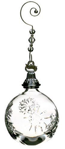 Waterford Crystal Snow Crystals Ball Ornament