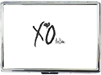 The Weeknd Drake YMCMB OVO OVOXO Custom Personalized Silver big Cigarettes Case box - By
