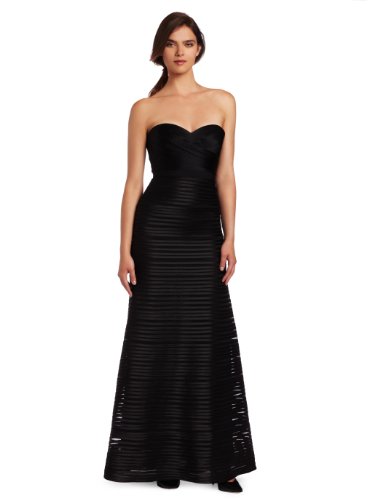 BCBGMAXAZRIA Women's Aubrey Strapless Long Piped Dress