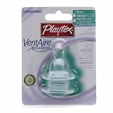 Lowest Price Playtex BPA Free VentAire Advanced Silicone Nipples, 2 Pack, Medium Flow