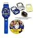 OnGuard Kids Digital Watch with Safety Alarm & Interchangeable Faceplates (Blue)
