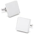 Stainless Steel Engravable Block Cufflinks