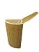 BRAND NEW SEAGRASS & CHROME CORNER LINEN BASKET WITH LINER
