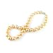 AugustinaJewelry Single Strand 18 Inch 14MM Golden Color Shell Pearl Necklace