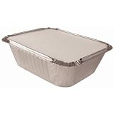 Foil Board Lids to sti on top of Rectangular foil containers (containers sold seperately) Qty 1000