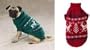 Red Caribou Dog Sweater Small