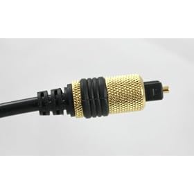 Digital Optical Cable - 1m - Premium Pro Gold Range Toslink Cable suitable for PS3,Sky,Sky HD,LCD,LED,Plasma, Blu Ray to Connect with Home Cinema Systems,AV Amps Etc. for Best Digital Surround Sound,UK Seller.