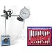 Anytime Tools Premium DIAL INDICATOR + MAGNETIC BASE w/FINE ADJUSTMENT + 22 pc Indicator Tip POINT SET - AGD SPEC