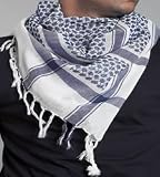 Desert Scarf White/Blue