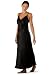 Long Silk Nightgown for Women - Caviar Noir - 100% Silk Nightgown (Available in Black or Natural White); An Elegant Gift for Women by TexereSilk