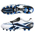 Reebok Valde Pro Hard Ground Soccer Shoes (White/Black/Cycle Blue/Silver)