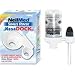 Personal Health Care : Sinus Rinse White Dry Dock Stand - 2 #6 x 3/4' screws, 2 drywall anchors, 2 double sided tape, 2 suction cups, (NeilMed)