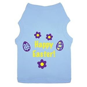 blue Easter dog tshirt
