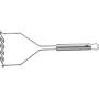 WMF 1871696030 Kartoffelstampfer Profi Plus