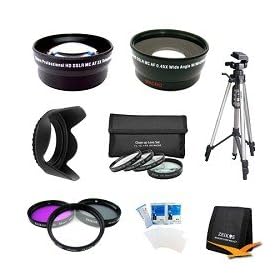 PRO SHOOTER 58MM WIDE ANGLE/TELEPHOTO LENS KIT for Canon EOS Rebel T4i,T3i,T3,T2i,7D,60D That Use Canon Lenses (18-55mm, 75-300mm, 50mm 1.4, 55-200mm) includes 58mm wide angle & Telephoto lens,close up lens set, full size tripod,filter kit and more