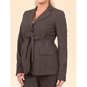 Buy A Pea in the Pod: Button Front Bi-stretch Suiting Maternity Jacket by A Pea in the Pod