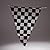 100 Ft Black White Checkered Flags Banner Pennant Car Racing Kid's Toy