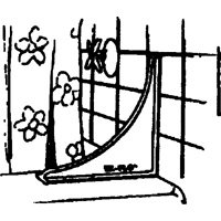 EZ-Flo Tub Shower Splash Guard