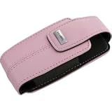 OEM BlackBerry 8100 8120 8130 Pearl Pink Lambskin Leather Case Pouch Tote Holster