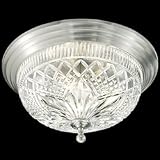 Waterford Crystal Beaumont Ceiling Fixture Large Silver Luna
