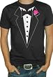 Black Tuxedo with Pink Flower T-Shirts #7