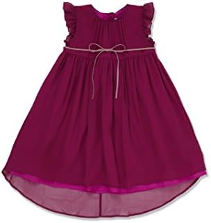 MARIE CHANTAL Chiffon Dress -3 -PLUM