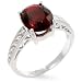 Deep Red Ruby Everyday Elegance Ring