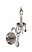 Elegant Lighting 7831W1C/RC Alexandria 15-Inch High 1-Light Wall Sconce, Chrome Finish with Crystal (Clear) Royal Cut RC Crystal