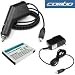 Bargaincell- 3-Piece Value Combo Pack Of HTC T-Mobile Dash PDA Smartphone Includes: Vehicle Cigarette Lighter Power Charger with IC Chip + Home Wall Travel Plug in Ac Charger + Standard Lithium-Ion Replacement Battery