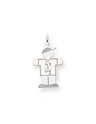 14k White Gold Kid Charm Cyber Monday Special