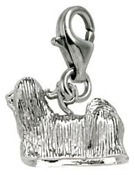 Rembrandt Charms Lhasa Apso Charm with Lobster Clasp