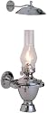 Weems & Plath Atlantic Gimbal Lamp with Smoke Bell (Chrome)