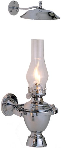 Weems & Plath Atlantic Gimbal Lamp with Smoke Bell (Chrome)