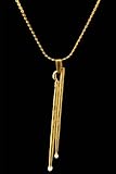 Drumsticks Necklace - Gold - B001JSWMBC