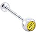 Zodiac PISCES SIGN Logo Barbell Tongue Ring