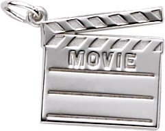 Childrens Toyshop  Jewelry : Movie Clapboard Charm by Rembrandt Charms