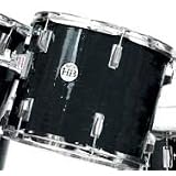 tom toms HB Drums Elite 10 Birch Rack Tom Tom Drum Clearance Sale Lacquer Finish Options Gloss Ebony tom toms