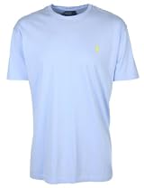 Ralph Lauren Mens T-Shirt Crew Neck Sky Blue