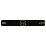 Slayer - Cross Logo Leather Bracelet