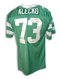 Joe Klecko Signed New York Jets Green Throwback Jersey - Sack Exchange