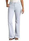 5-pocket tall stretch denim jeans with flare leg