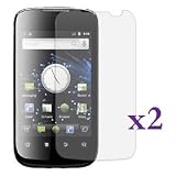 Fosmon Crystal Clear Screen Protector Shield for Huawei Ascend II M865 (2 pack)