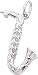 Jewelry : Saxophone Charm by Rembrandt Charms