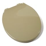 Comfort Seats C1B3R3-58 Deluxe Plastic Contemporary Toilet Seat, Round, Avocado