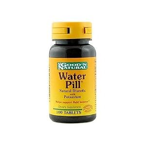 Water Pill with Potassium 100 Tab - Good'n Natural