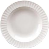 NIGHT AND DAY FLUTED RIM SOUP PLATE
