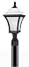 Outdoor Living : Westinghouse 64828 One-Light Outdoor Post Top Lantern, Oil Rubbed Bronze with Frosted Glass