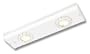 Good Earth Lighting G9112-WH-I Sunrise 2-Light 20-Watt Halogen Undercabinet Lighting Bar with Dimmer, White